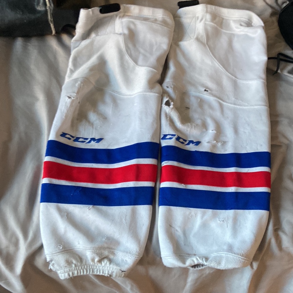 White hockey socks #rangers